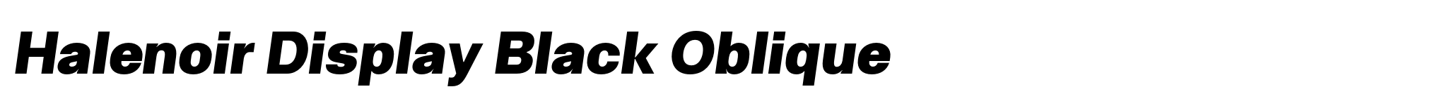 Halenoir Display Black Oblique image